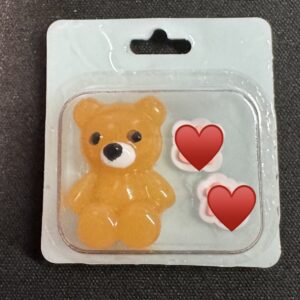 くまのレジンチャーム（お名前入り）